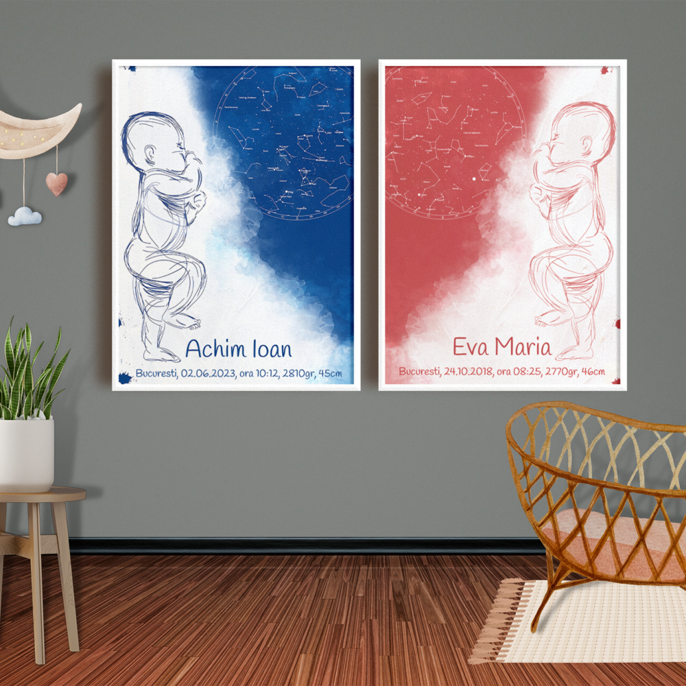 tablouri personalizate bebelusi