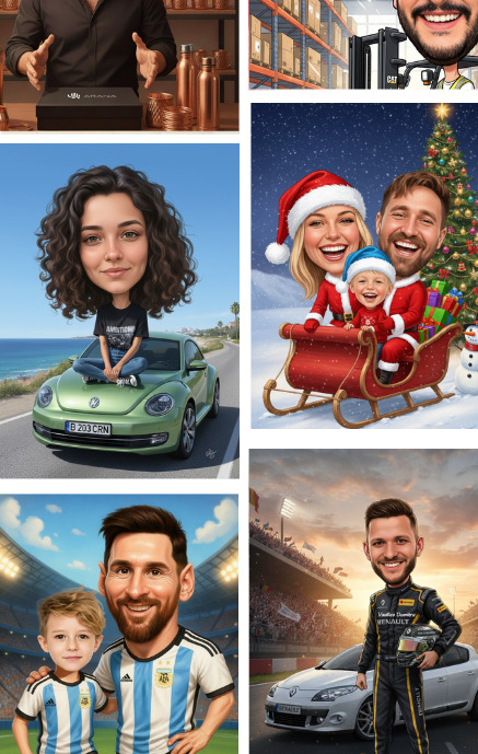 banner caricaturi CrinArt